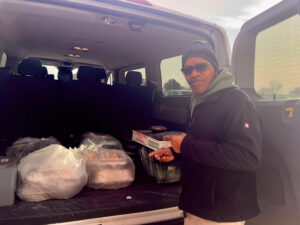 Donated food to local charity