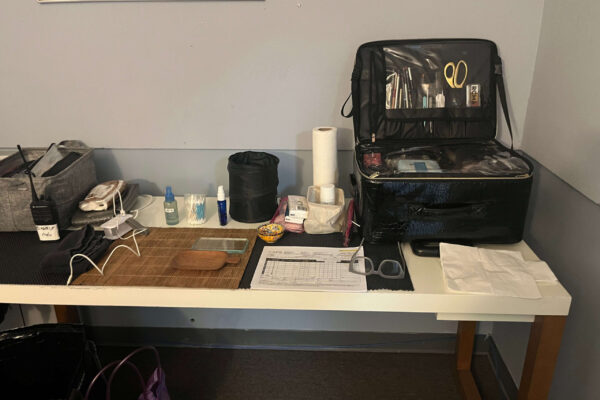 MUA only used a tiny trash can